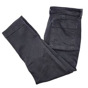 Everlane Slim Leg Crop Ankle Jeans 6 Black